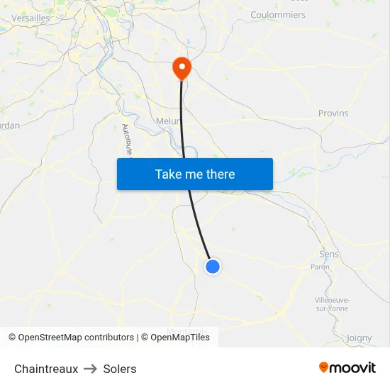 Chaintreaux to Solers map