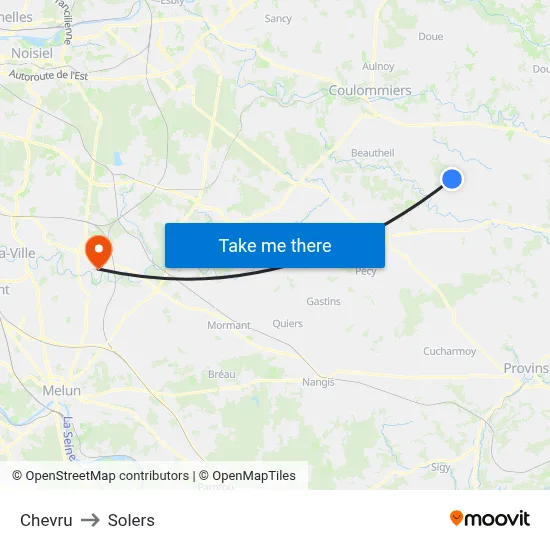 Chevru to Solers map