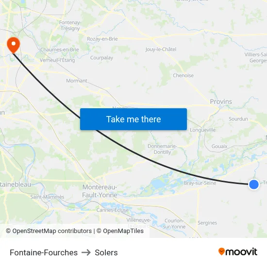 Fontaine-Fourches to Solers map