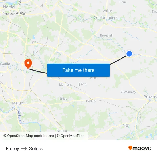Fretoy to Solers map