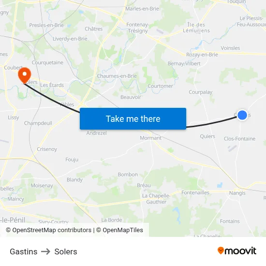 Gastins to Solers map