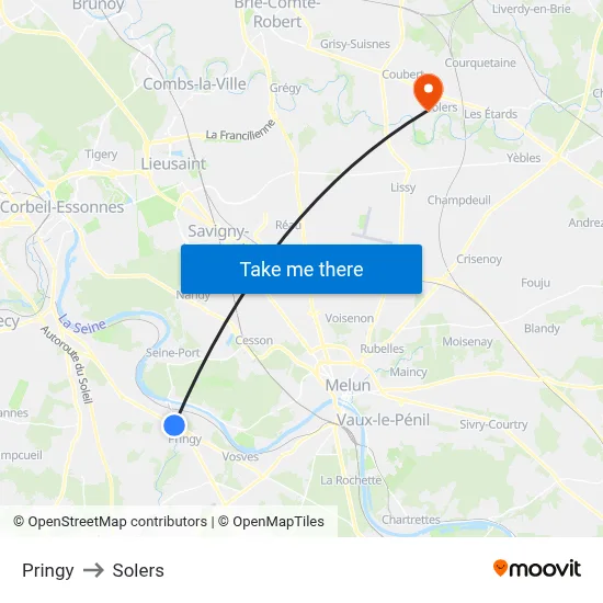 Pringy to Solers map