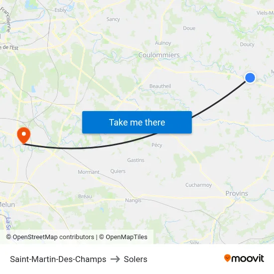 Saint-Martin-Des-Champs to Solers map