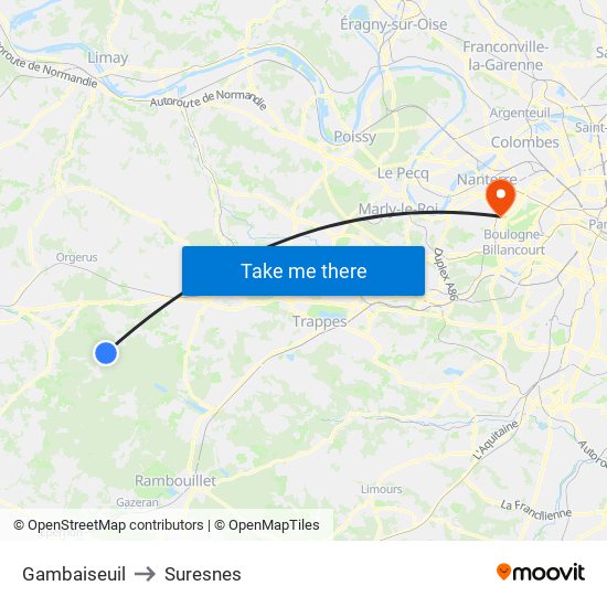 Gambaiseuil to Suresnes map