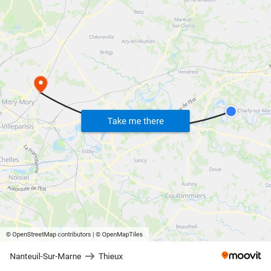 Nanteuil-Sur-Marne to Thieux map