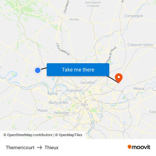 Themericourt to Thieux map