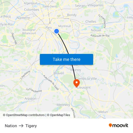 Nation to Tigery map