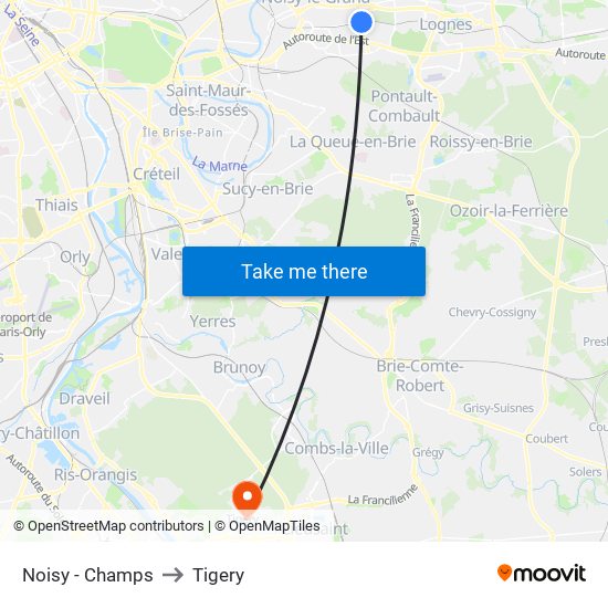 Noisy - Champs to Tigery map