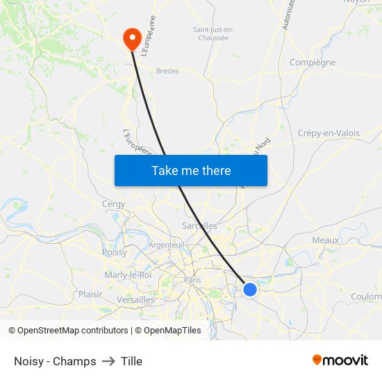 Noisy - Champs to Tille map