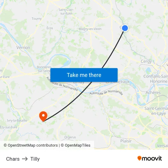 Chars to Tilly map