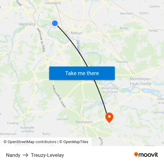 Nandy to Treuzy-Levelay map
