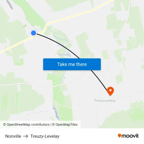 Nonville to Treuzy-Levelay map