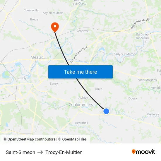 Saint-Simeon to Trocy-En-Multien map