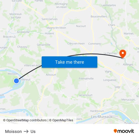 Moisson to Us map