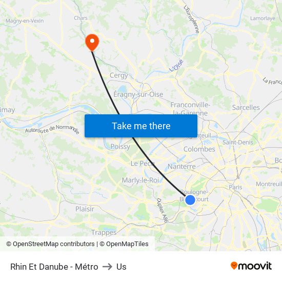 Rhin Et Danube - Métro to Us map