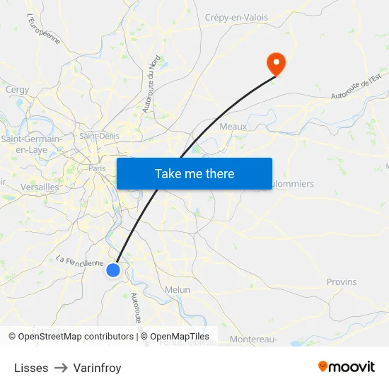 Lisses to Varinfroy map
