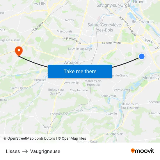 Lisses to Vaugrigneuse map