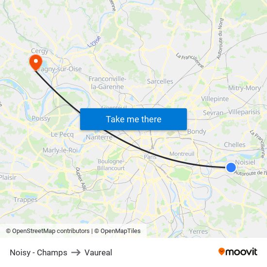 Noisy - Champs to Vaureal map