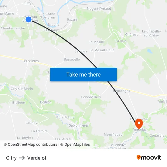 Citry to Verdelot map