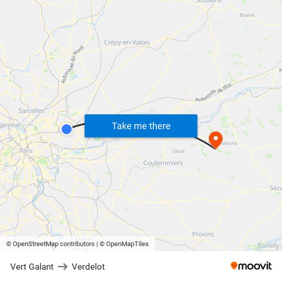 Vert Galant to Verdelot map