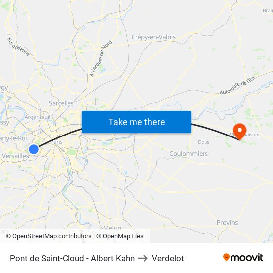 Pont de Saint-Cloud - Albert Kahn to Verdelot map