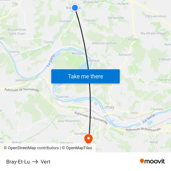 Bray-Et-Lu to Vert map