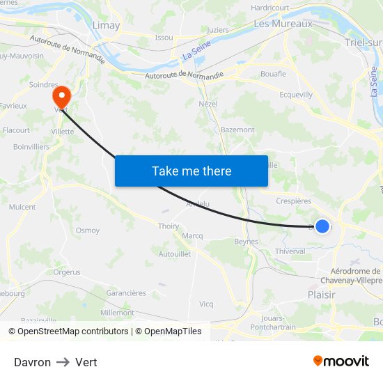 Davron to Vert map