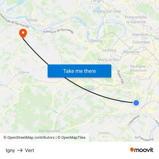 Igny to Vert map