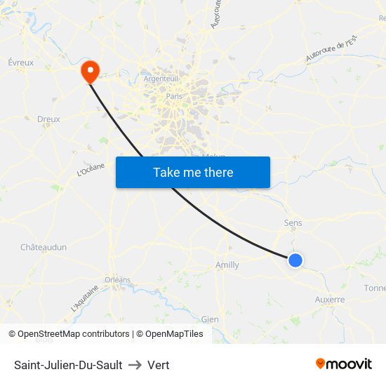 Saint-Julien-Du-Sault to Vert map