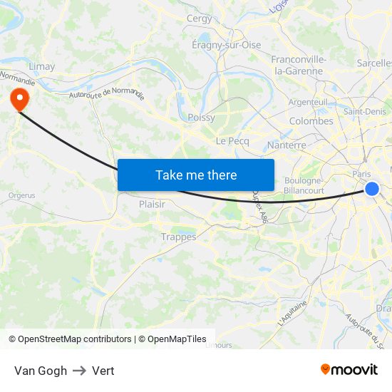 Van Gogh to Vert map