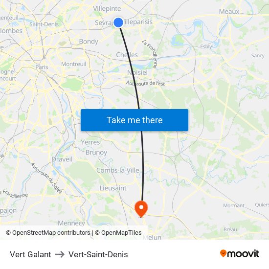 Vert Galant to Vert-Saint-Denis map