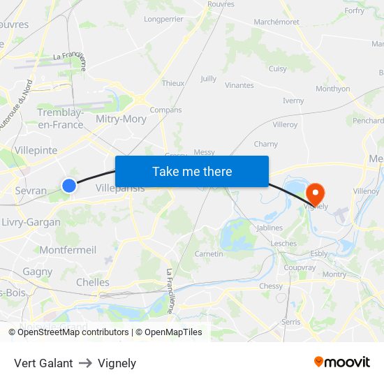 Vert Galant to Vignely map