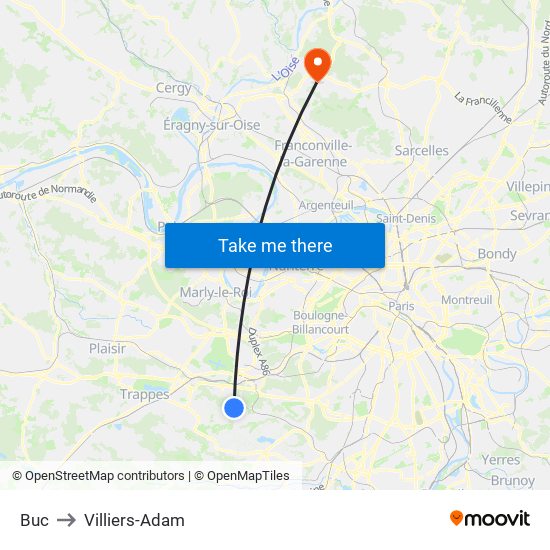 Buc to Villiers-Adam map