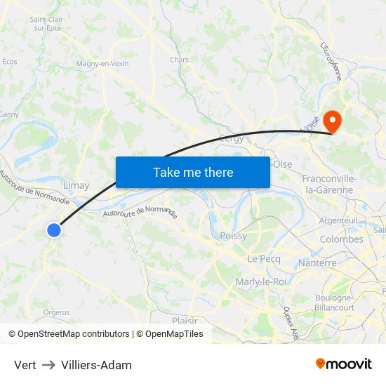 Vert to Villiers-Adam map
