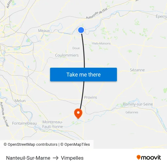 Nanteuil-Sur-Marne to Vimpelles map