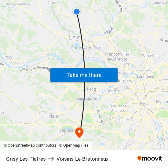 Grisy-Les-Platres to Grisy-Les-Platres map