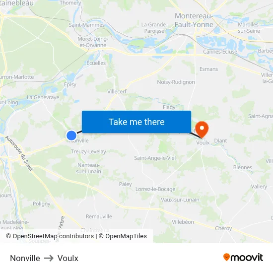 Nonville to Voulx map