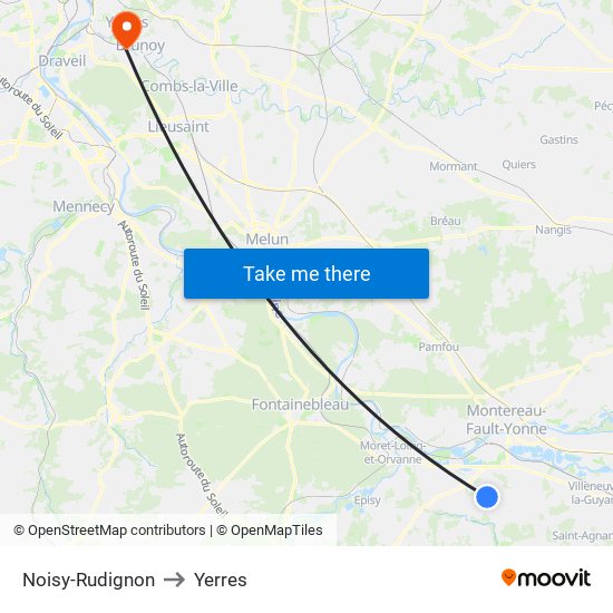 Noisy-Rudignon to Yerres map