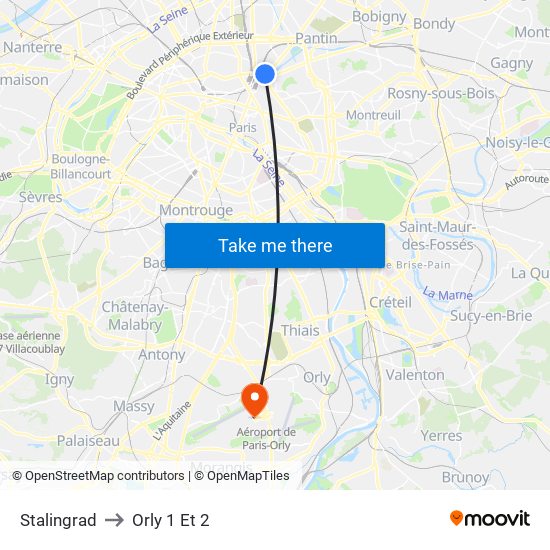 Stalingrad to Orly 1 Et 2 map