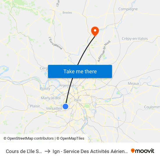 Cours de L'Ile Seguin to Ign - Service Des Activités Aériennes (Saa) map