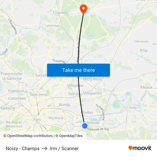 Noisy - Champs to Irm / Scanner map