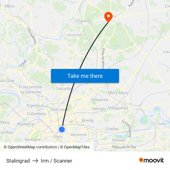 Stalingrad to Irm / Scanner map