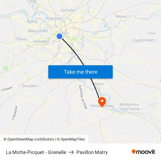 La Motte-Picquet - Grenelle to Pavillon Matry map