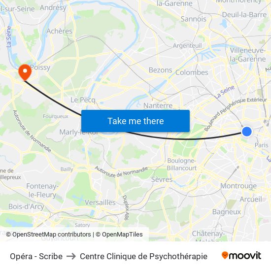 Opéra - Scribe to Centre Clinique de Psychothérapie map