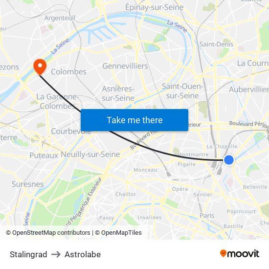 Stalingrad to Astrolabe map