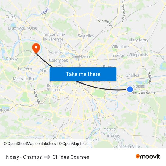 Noisy - Champs to CH des Courses map