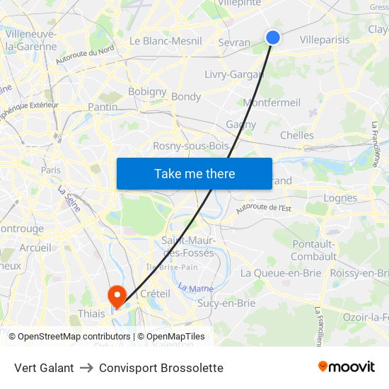 Vert Galant to Convisport Brossolette map