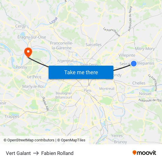 Vert Galant to Fabien Rolland map