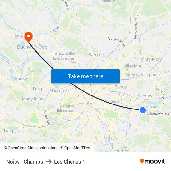 Noisy - Champs to Les Chênes 1 map