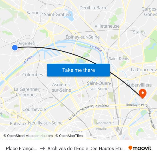 Place François Rabelais to Archives de L'École Des Hautes Études En Science Sociales map